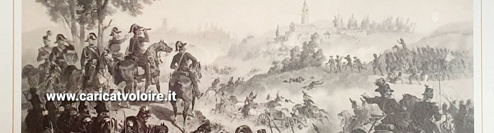 30 aprile 1848, la 2ª a Cavallo ai fatti d'arme di Pastrengo (incisione Stanislao Grimaldi)
